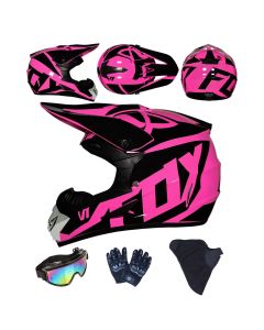 Capacete integral de motocicleta infantil para dirt bike, ATV e condução off-road